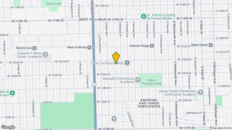 12219 S Lowe Ave Mapa y Detalles de la Ubicación