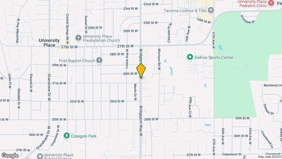 3021 Bridgeport Way W Map and Location Details
