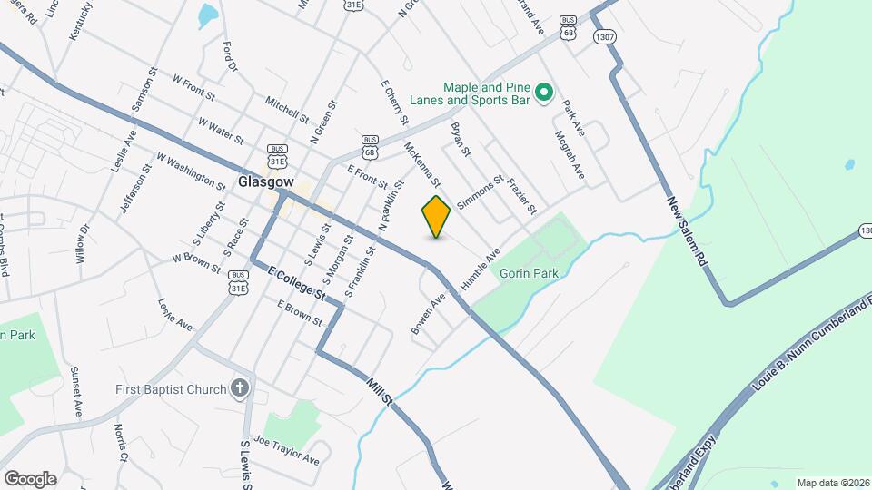 527 E Main St Map and Location Details