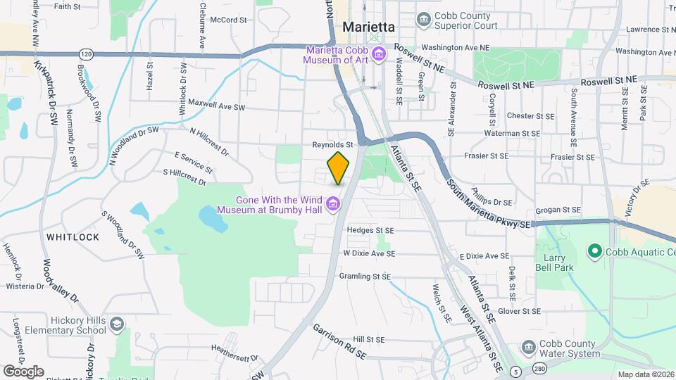 53 Marietta Walk Trace SW Map and Location Details