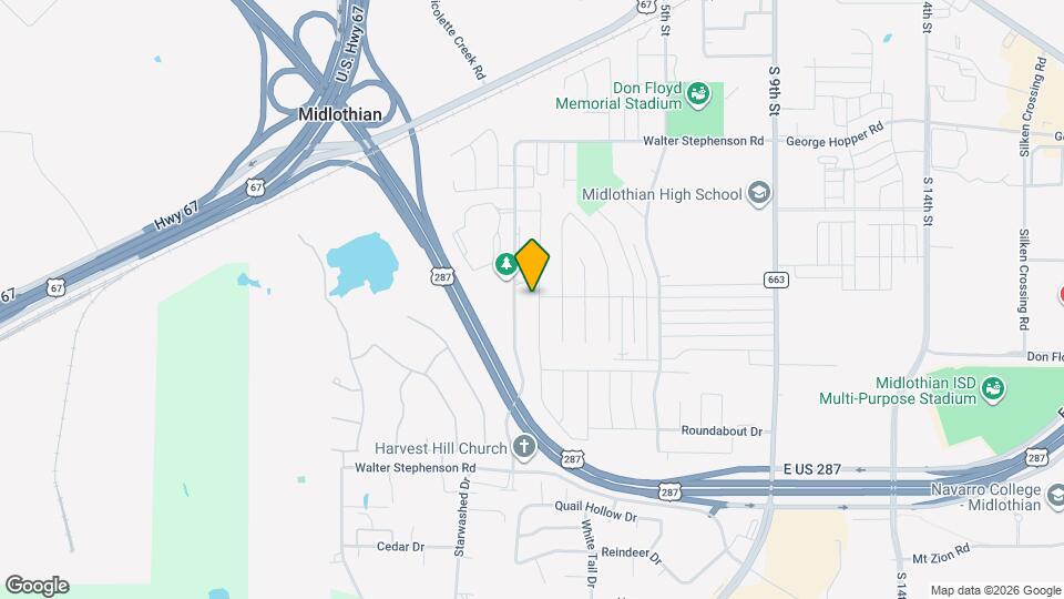 1441 Melanie Trail Map and Location Details