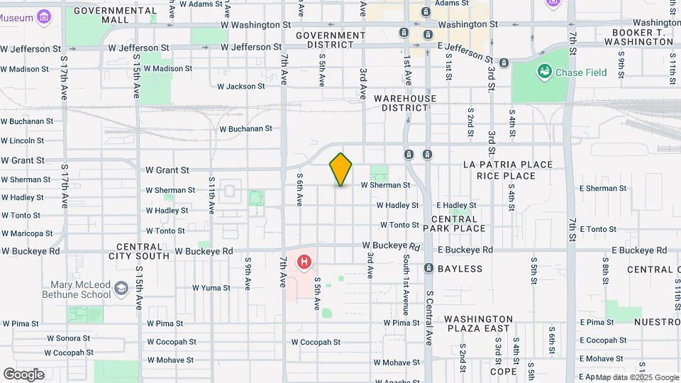 805 S 4th Ave-Unit -702 Map and Location Details