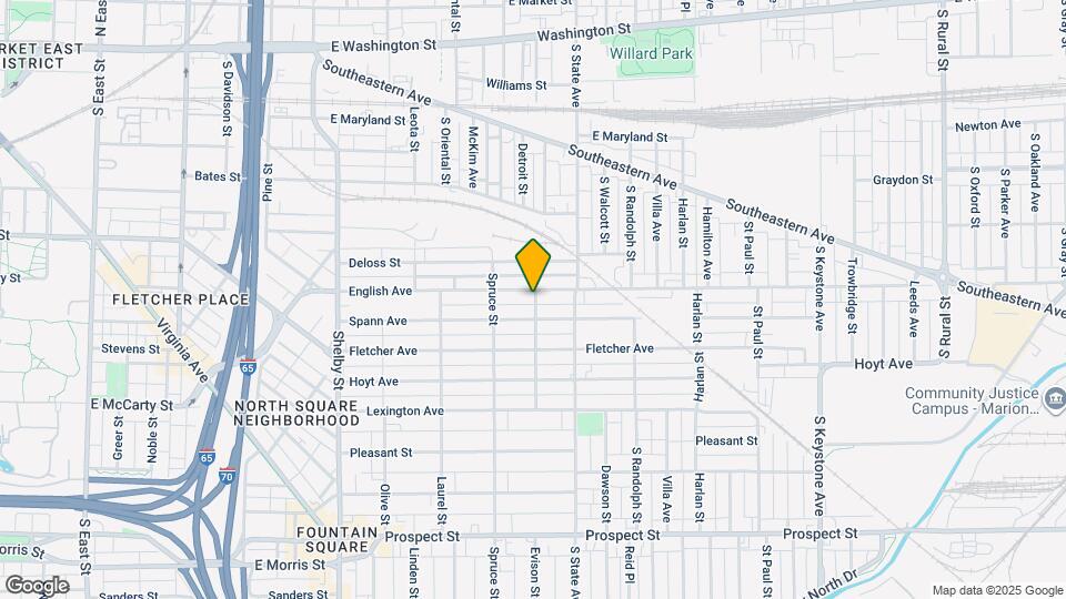 1555 English Ave Map and Location Details