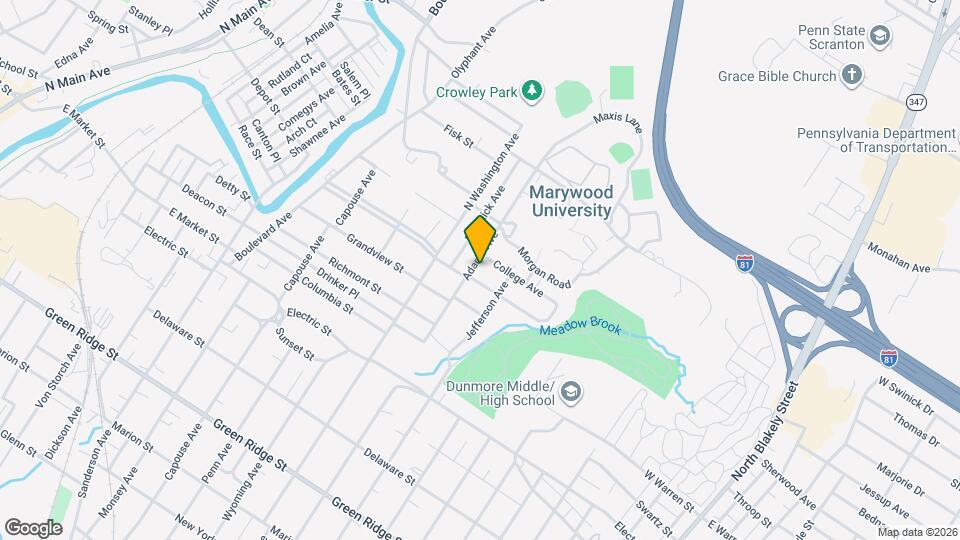 2208 Adams Ave Map and Location Details