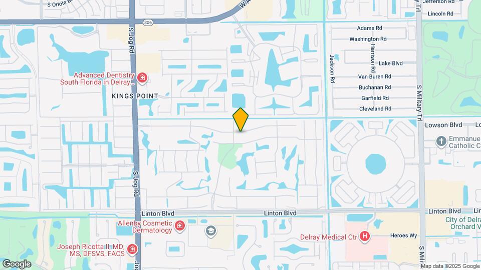 644 Normandy Ln Map and Location Details