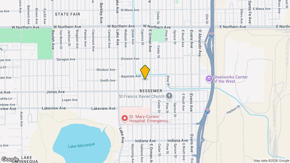 1616 Cypress St Map and Location Details