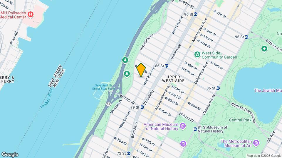 316 W 83rd St Map and Location Details