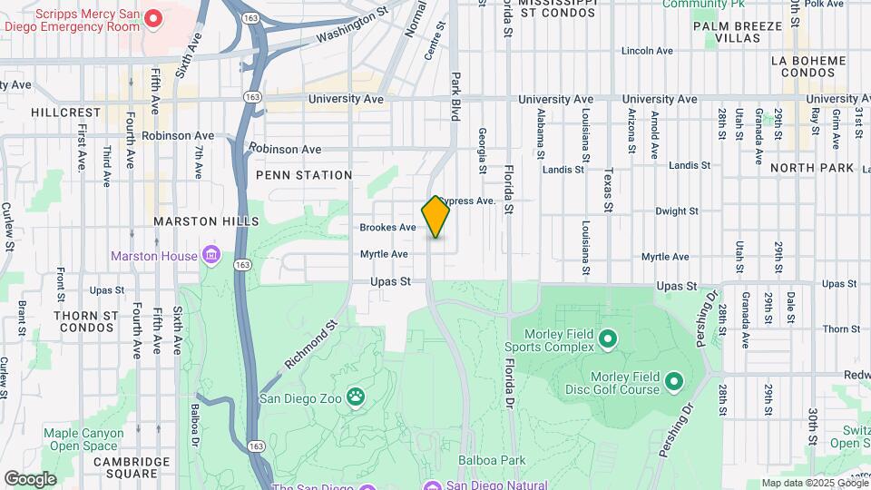 3511 Park Blvd Map and Location Details