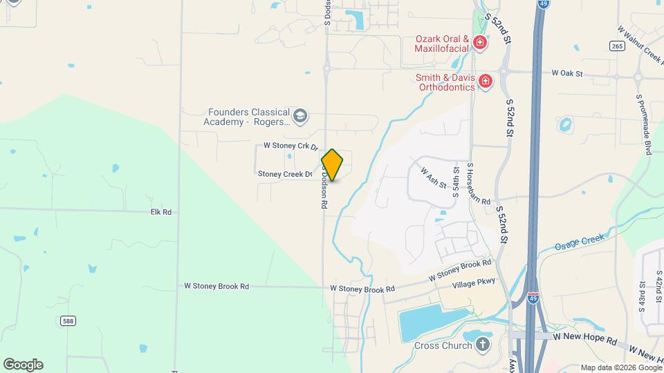 815 Brookside Ct Map and Location Details