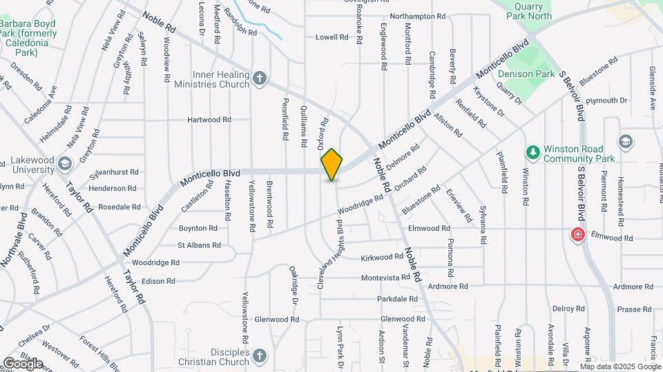 1134 Cleveland Heights Blvd Map and Location Details