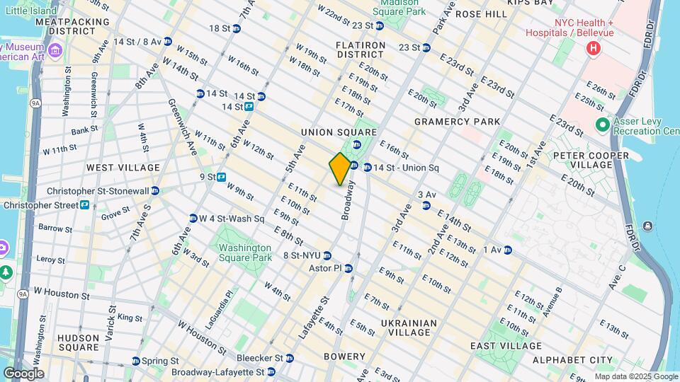 827 Broadway Map and Location Details