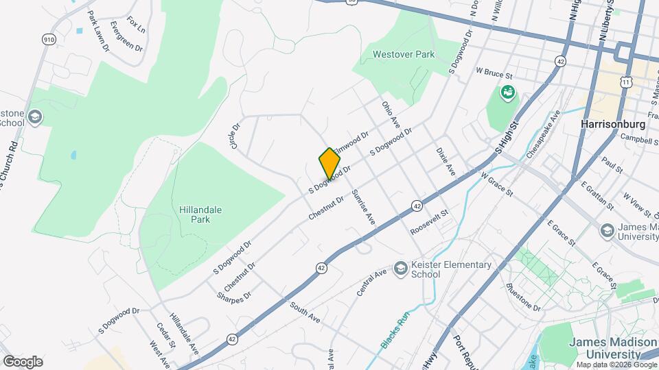 938 S Dogwood Dr Map and Location Details