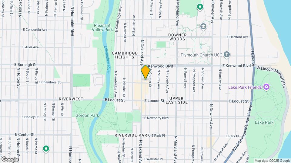 1814 E Linnwood Ave Mapa y Detalles de la Ubicación