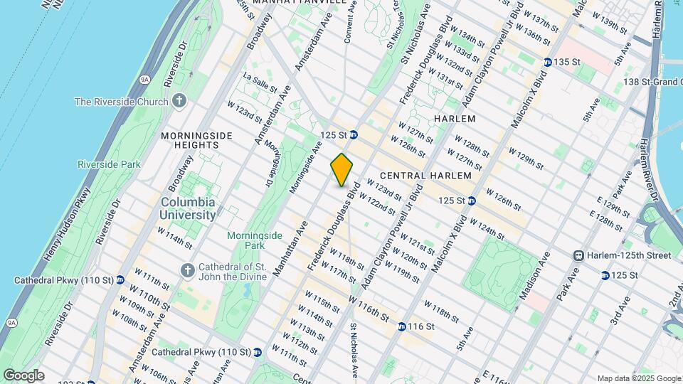 300 W 122nd St Map and Location Details