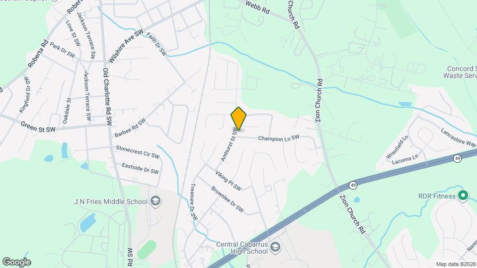 2981 Champion Ln SW Mapa y Detalles de la Ubicación