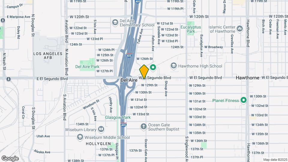 5106-5110 W El Segundo Blvd Mapa y Detalles de la Ubicación