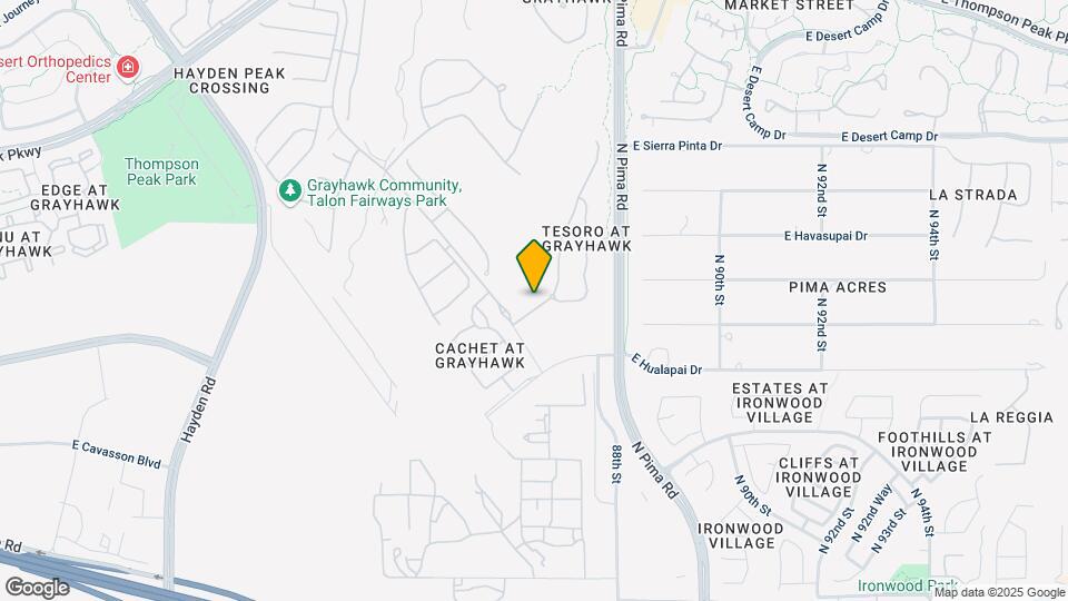 19475 N Grayhawk Dr, Unit 1108 Mapa y Detalles de la Ubicación
