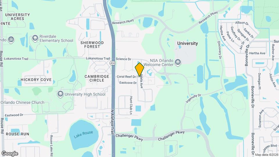 2849 Coral Reef Dr Map and Location Details