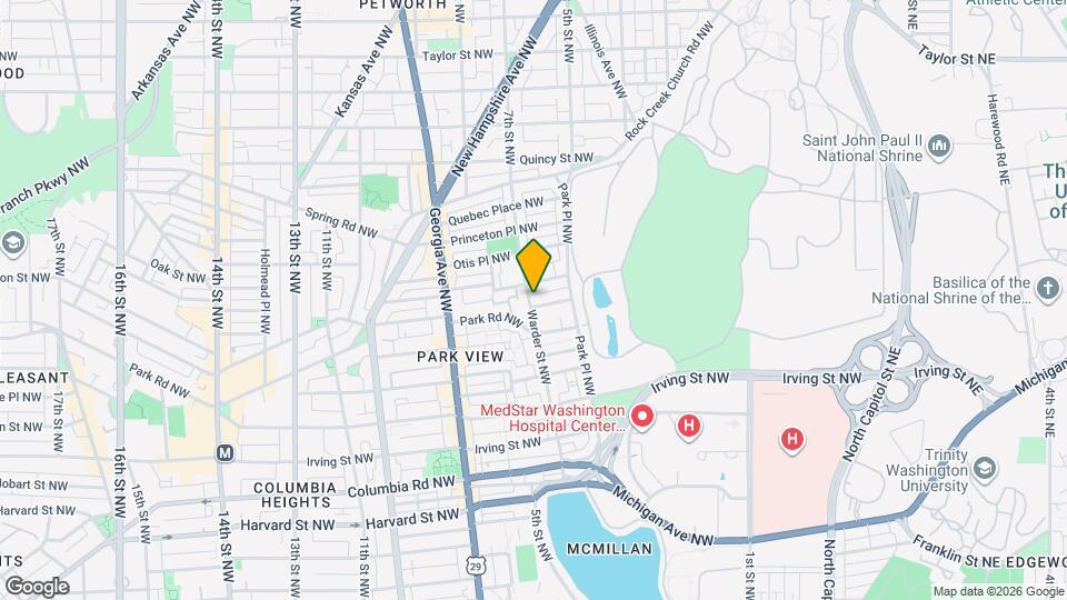 453 Manor Pl NW Map and Location Details