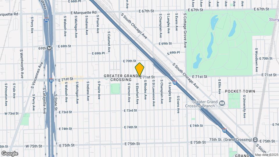 501 E 71st St Mapa y Detalles de la Ubicación