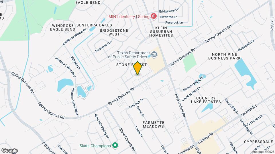 5411 Upland Brook Ln Map and Location Details
