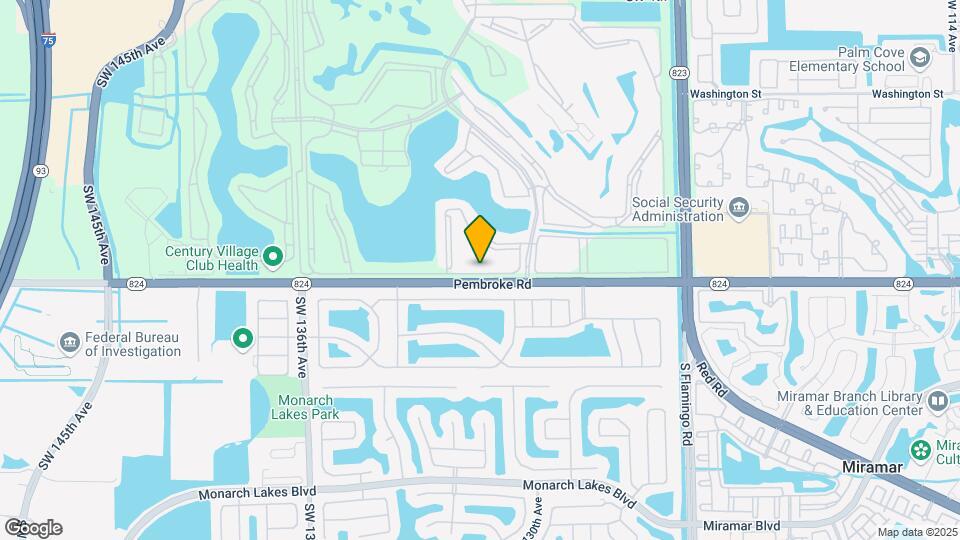 13105 SW 16th Ct Map and Location Details