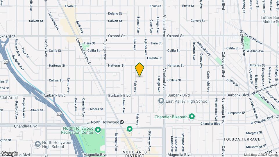 5706 Fair Ave, Unit 116 Map and Location Details