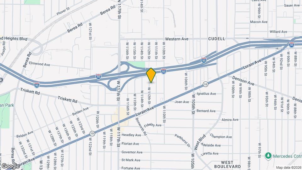 3183 W 112th St Map and Location Details