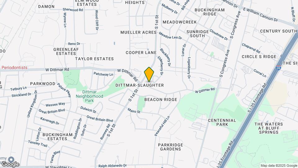 616 W Dittmar Rd Map and Location Details