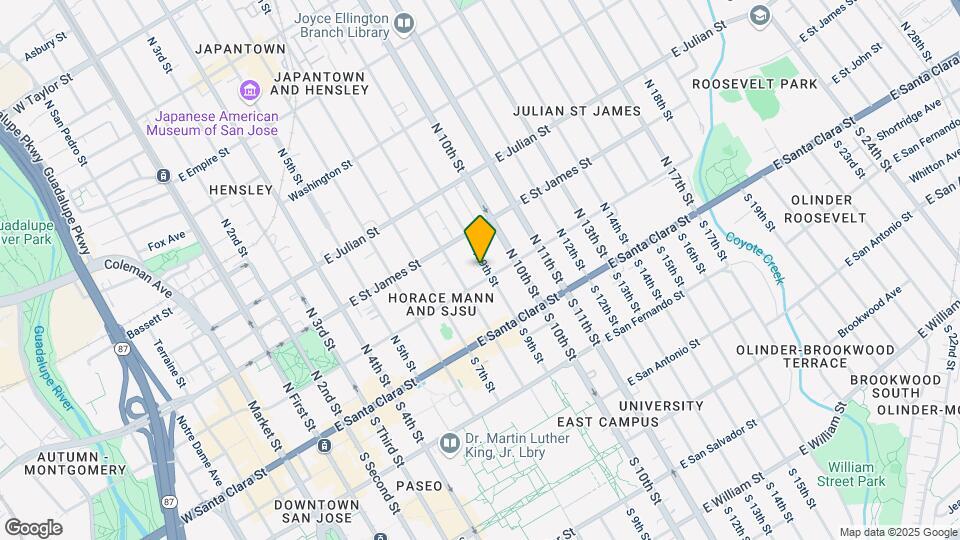 121 N 9th St Mapa y Detalles de la Ubicación