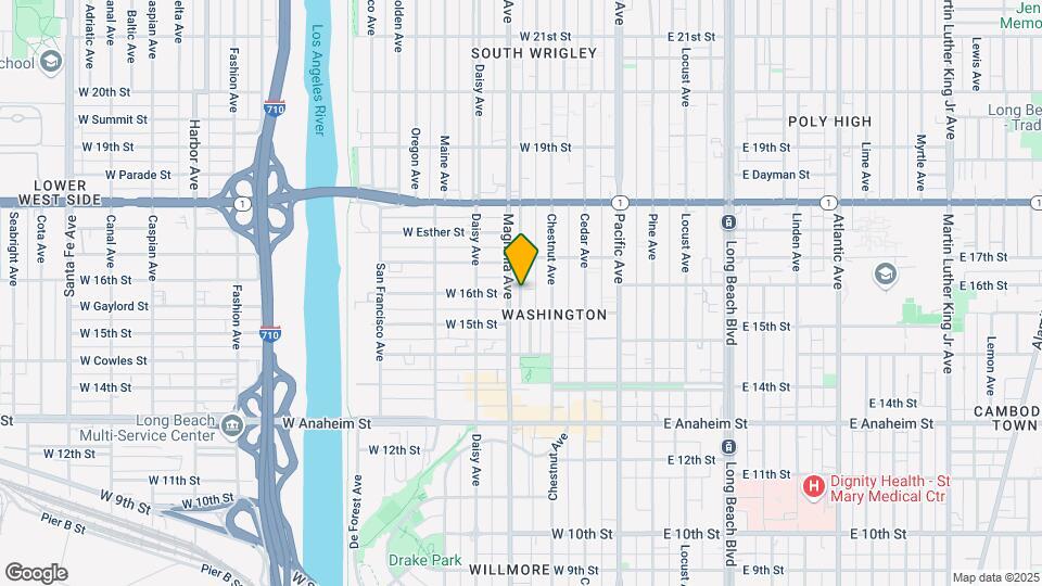 1570 Henderson Ave Mapa y Detalles de la Ubicación