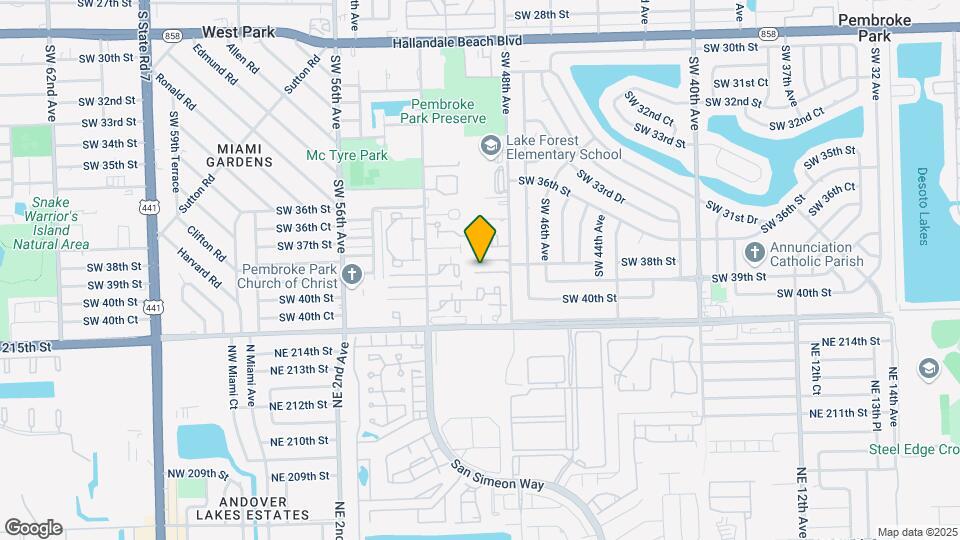 3906 SW 48th Ave Map and Location Details