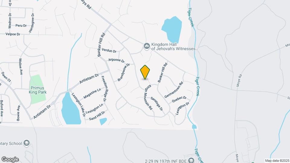 1235 Kings Mountain Ct Map and Location Details