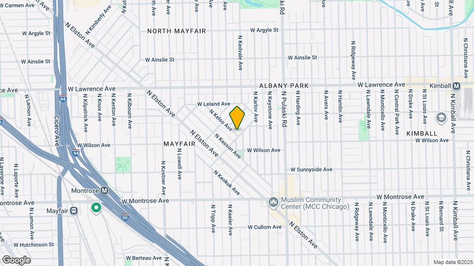 4634 N Kennicott Ave Map and Location Details