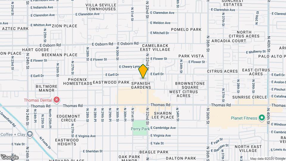 3046 N 32nd St Map and Location Details