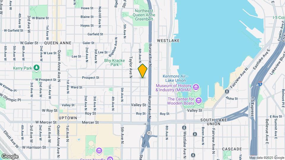 601 Prospect St Map and Location Details