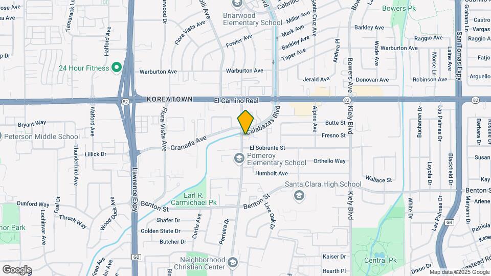 1339 Pomeroy Ave Map and Location Details