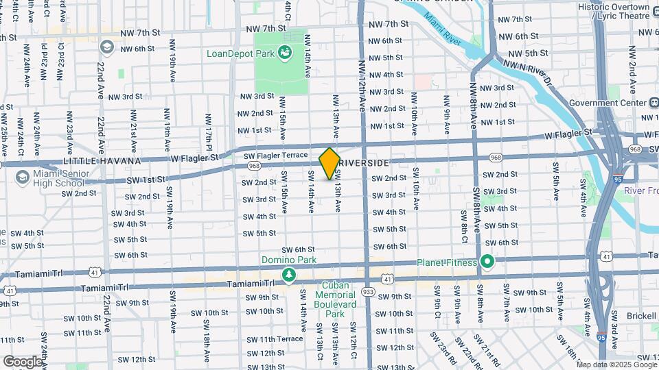 1318 SW 2nd St Mapa y Detalles de la Ubicación