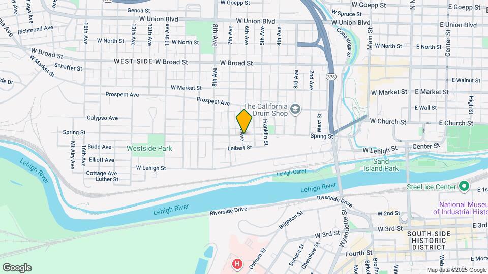649 Spring St Map and Location Details