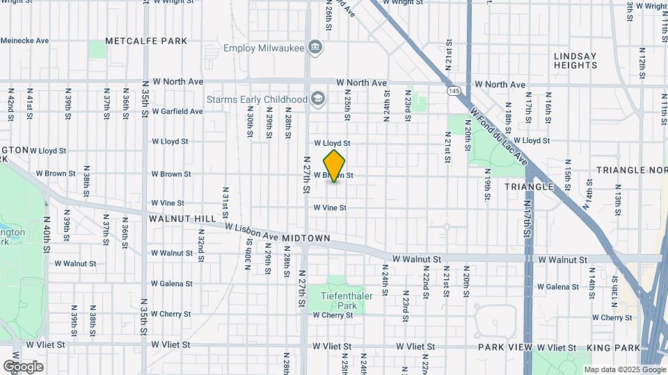 1938 N 26th St Map and Location Details