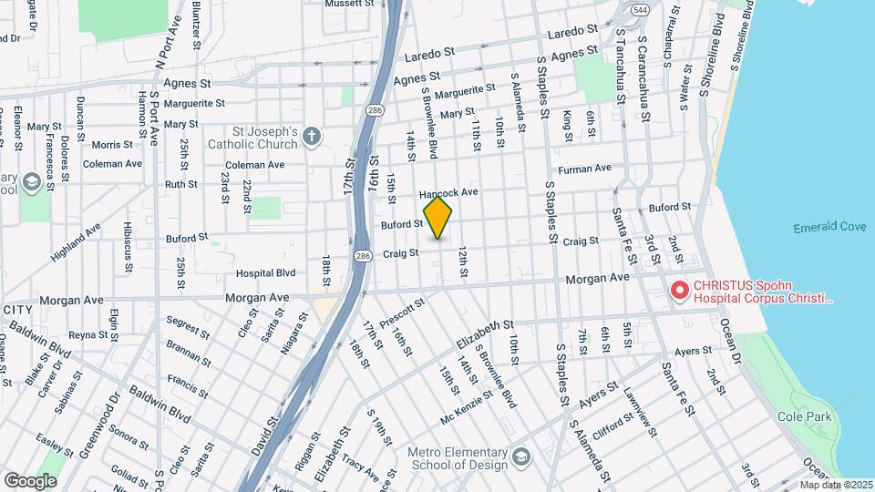 1133 S Brownlee Blvd Map and Location Details