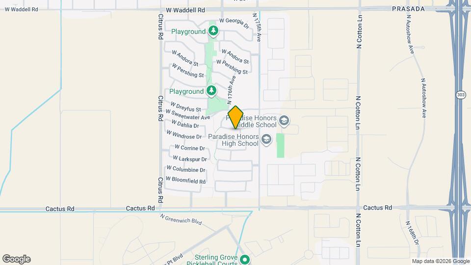 17597 W Aster Dr Map and Location Details