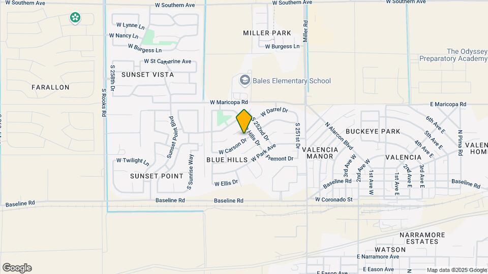 25322 W Carson Dr Map and Location Details