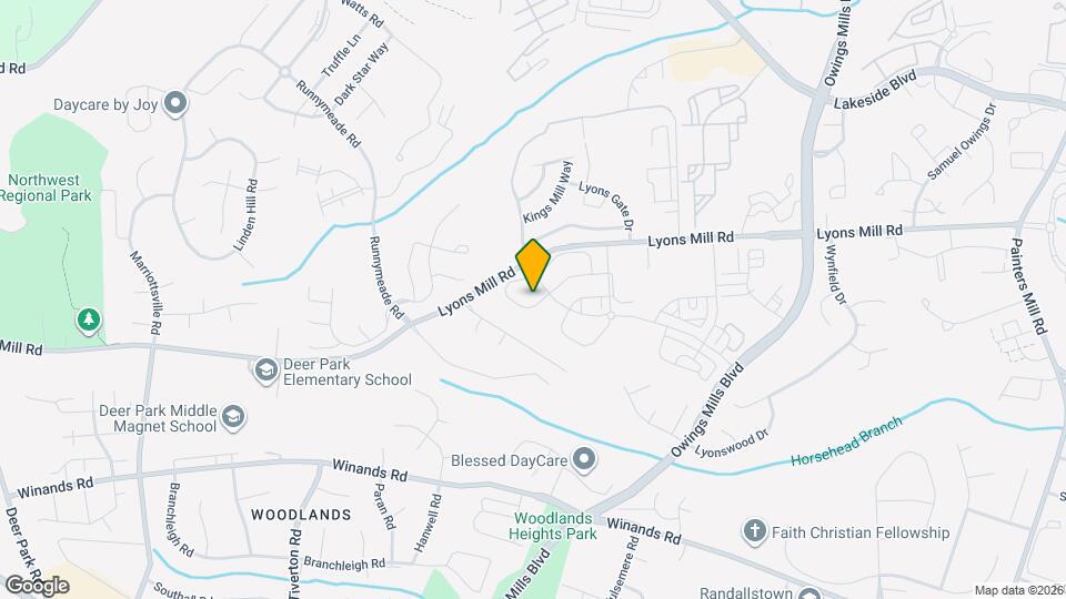 9610 Eaves Dr Map and Location Details