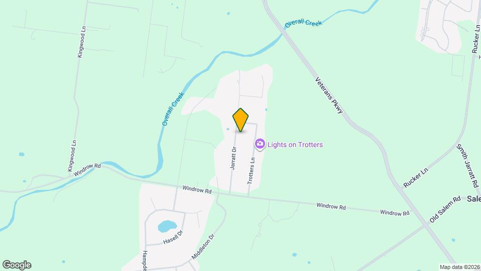 1543 Oak Dr Map and Location Details