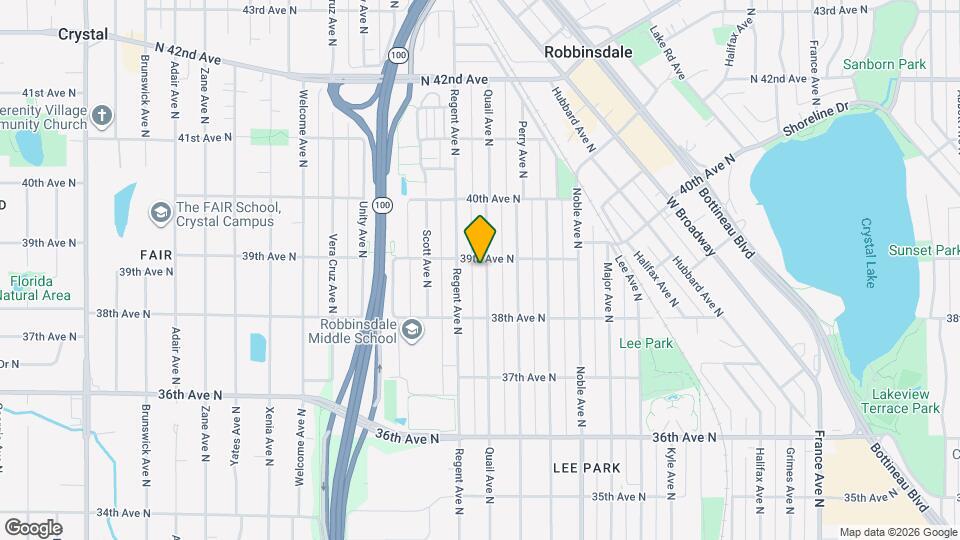 3851 Quail Ave N Map and Location Details
