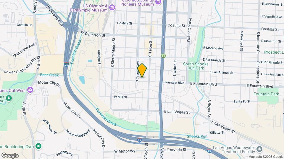 10-16 E Fountain Blvd Map and Location Details