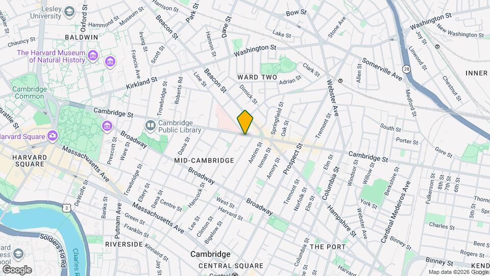 1446 Cambridge St, Unit 2 Mapa y Detalles de la Ubicación