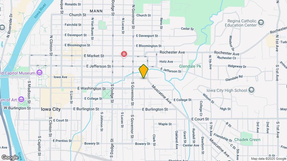 929 Iowa Ave Map and Location Details