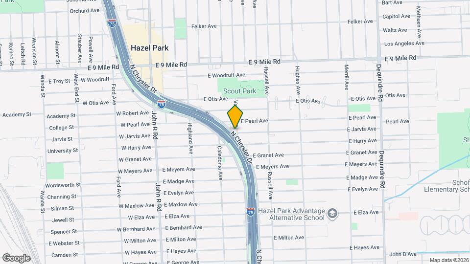 22006 N Chrysler Dr Map and Location Details